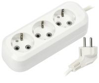 Удлинитель сетевой с заземлением 16 А У-Е V.I.-Tok